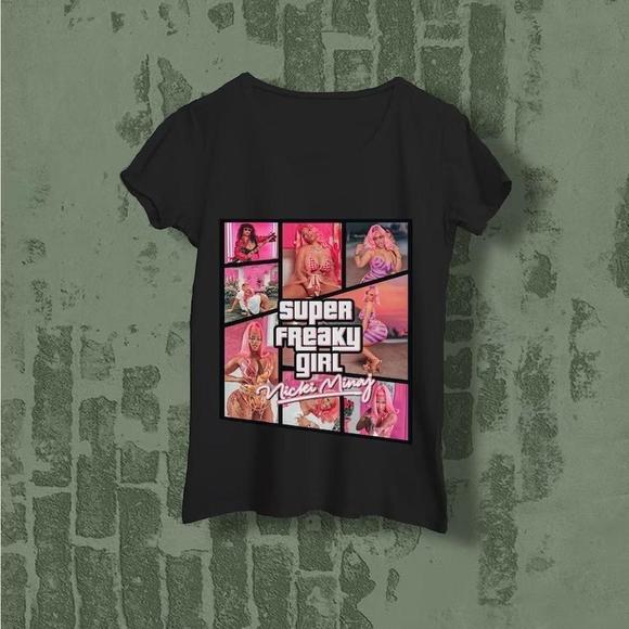 Super Freaky Girl T-Shirt Nicki Minaj Shirt - Picture 1 of 4